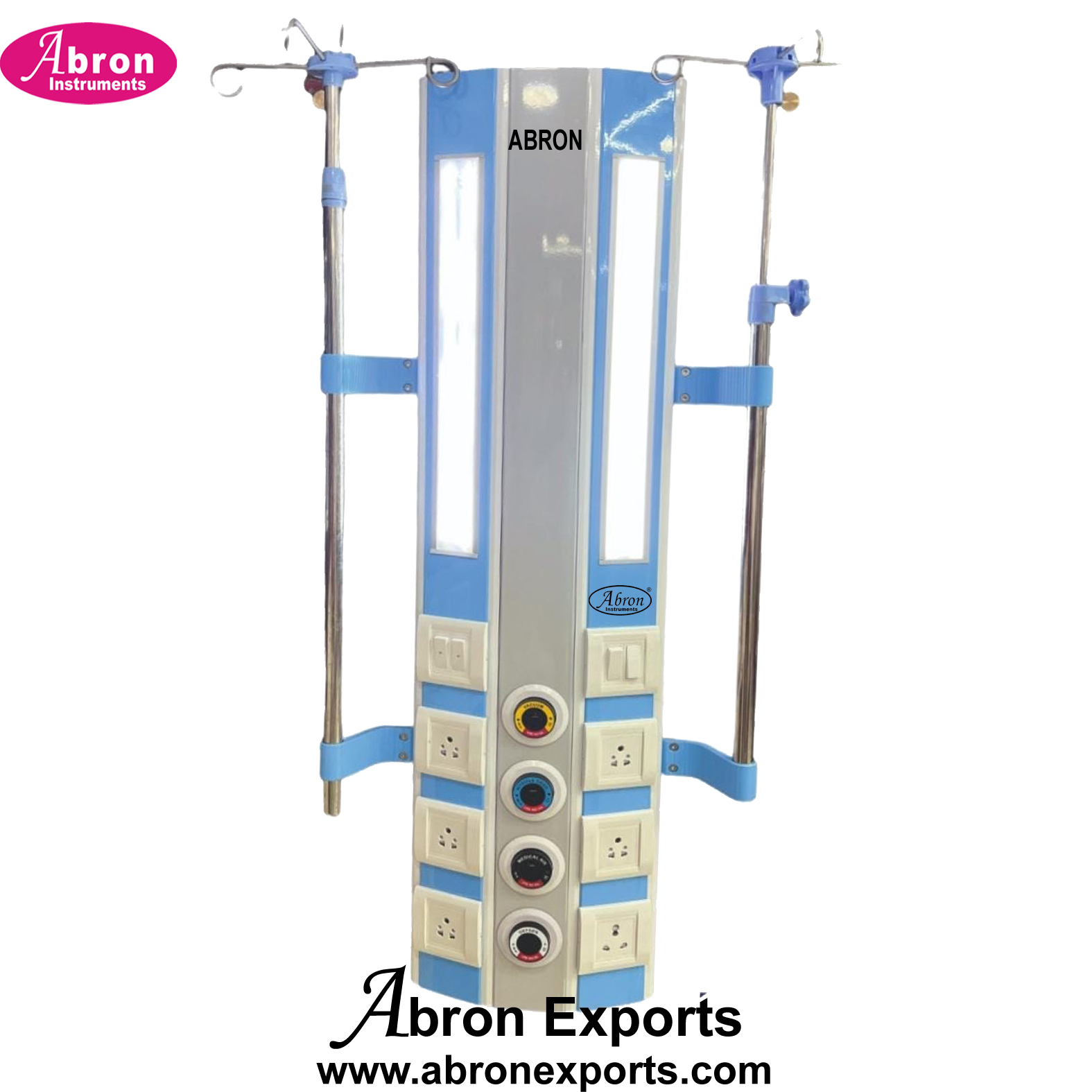 Medical Pendant Ceiling with 4 valve Oxygen Vacuum Air Controller box Abron ABM-1124PC4 